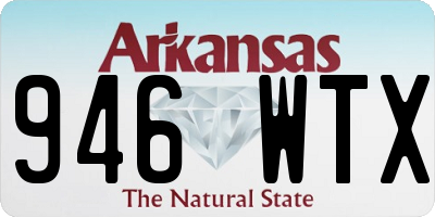 AR license plate 946WTX