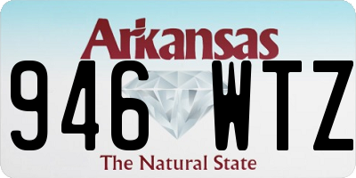 AR license plate 946WTZ