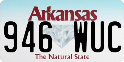 AR license plate 946WUC