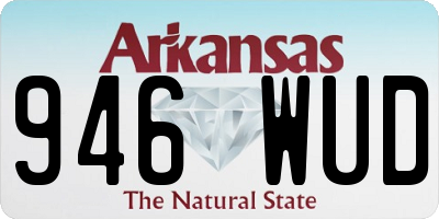 AR license plate 946WUD