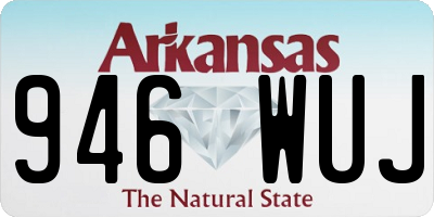 AR license plate 946WUJ