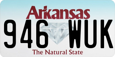 AR license plate 946WUK