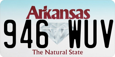 AR license plate 946WUV