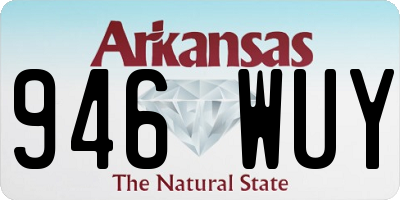 AR license plate 946WUY