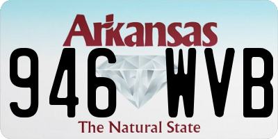 AR license plate 946WVB