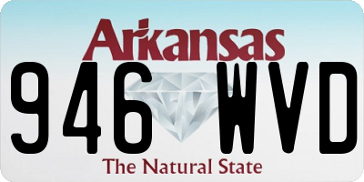 AR license plate 946WVD