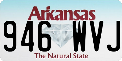AR license plate 946WVJ