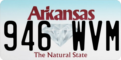 AR license plate 946WVM