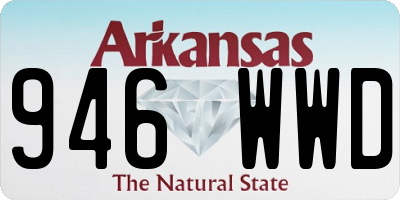 AR license plate 946WWD