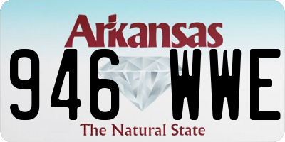 AR license plate 946WWE