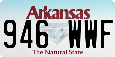 AR license plate 946WWF