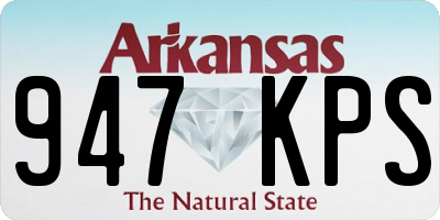 AR license plate 947KPS