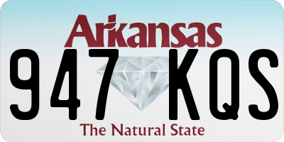 AR license plate 947KQS