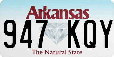 AR license plate 947KQY