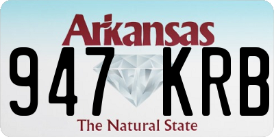 AR license plate 947KRB