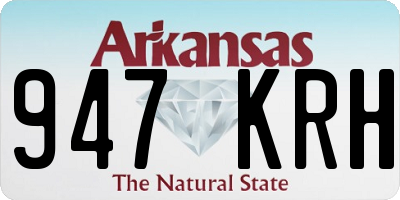 AR license plate 947KRH