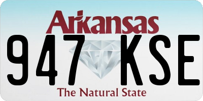 AR license plate 947KSE