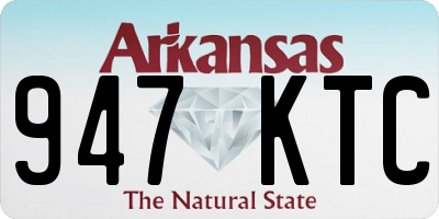 AR license plate 947KTC