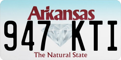 AR license plate 947KTI