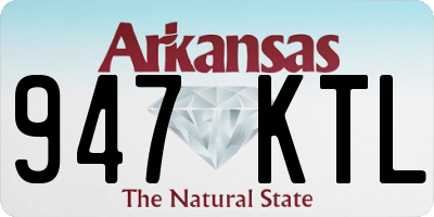 AR license plate 947KTL
