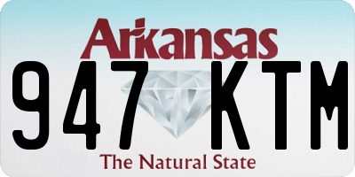 AR license plate 947KTM