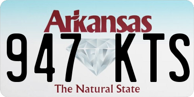 AR license plate 947KTS