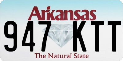 AR license plate 947KTT