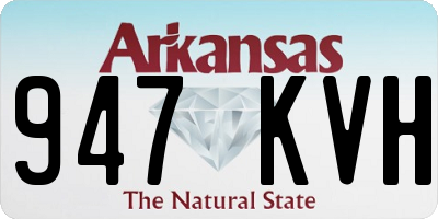 AR license plate 947KVH