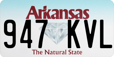 AR license plate 947KVL