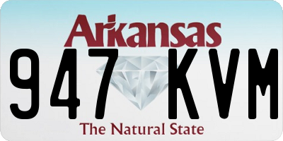 AR license plate 947KVM