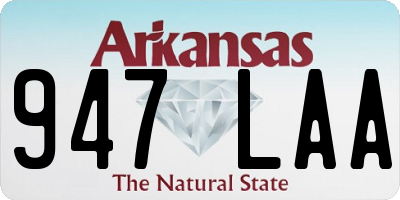 AR license plate 947LAA