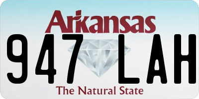 AR license plate 947LAH