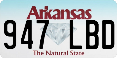 AR license plate 947LBD