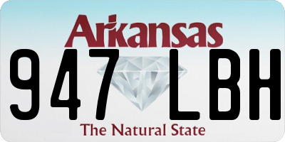 AR license plate 947LBH