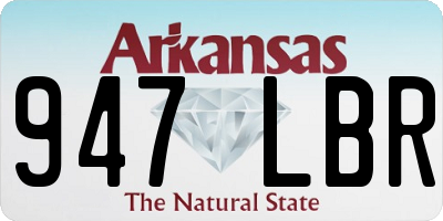 AR license plate 947LBR