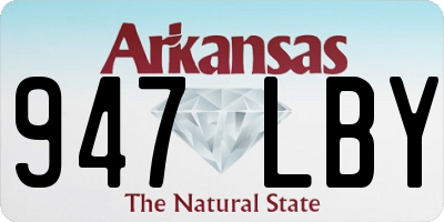 AR license plate 947LBY