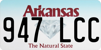 AR license plate 947LCC
