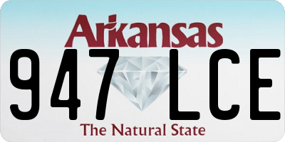 AR license plate 947LCE