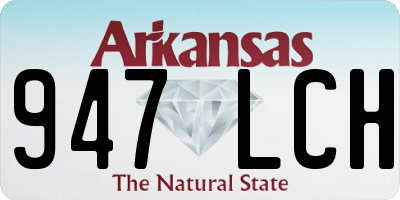 AR license plate 947LCH