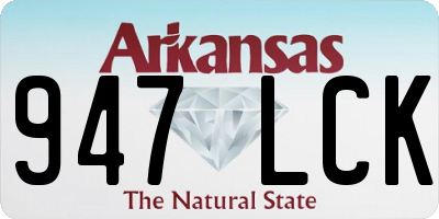 AR license plate 947LCK