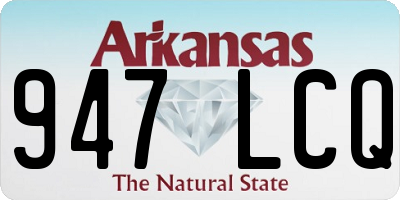 AR license plate 947LCQ