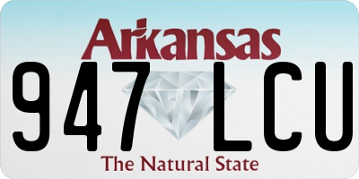 AR license plate 947LCU