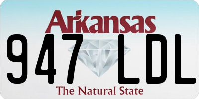 AR license plate 947LDL