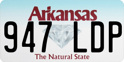AR license plate 947LDP