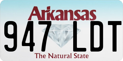 AR license plate 947LDT