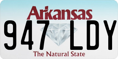 AR license plate 947LDY