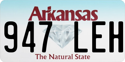 AR license plate 947LEH