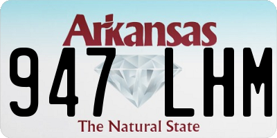AR license plate 947LHM