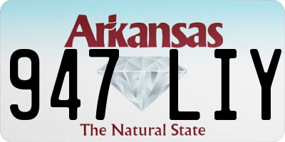 AR license plate 947LIY