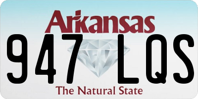 AR license plate 947LQS